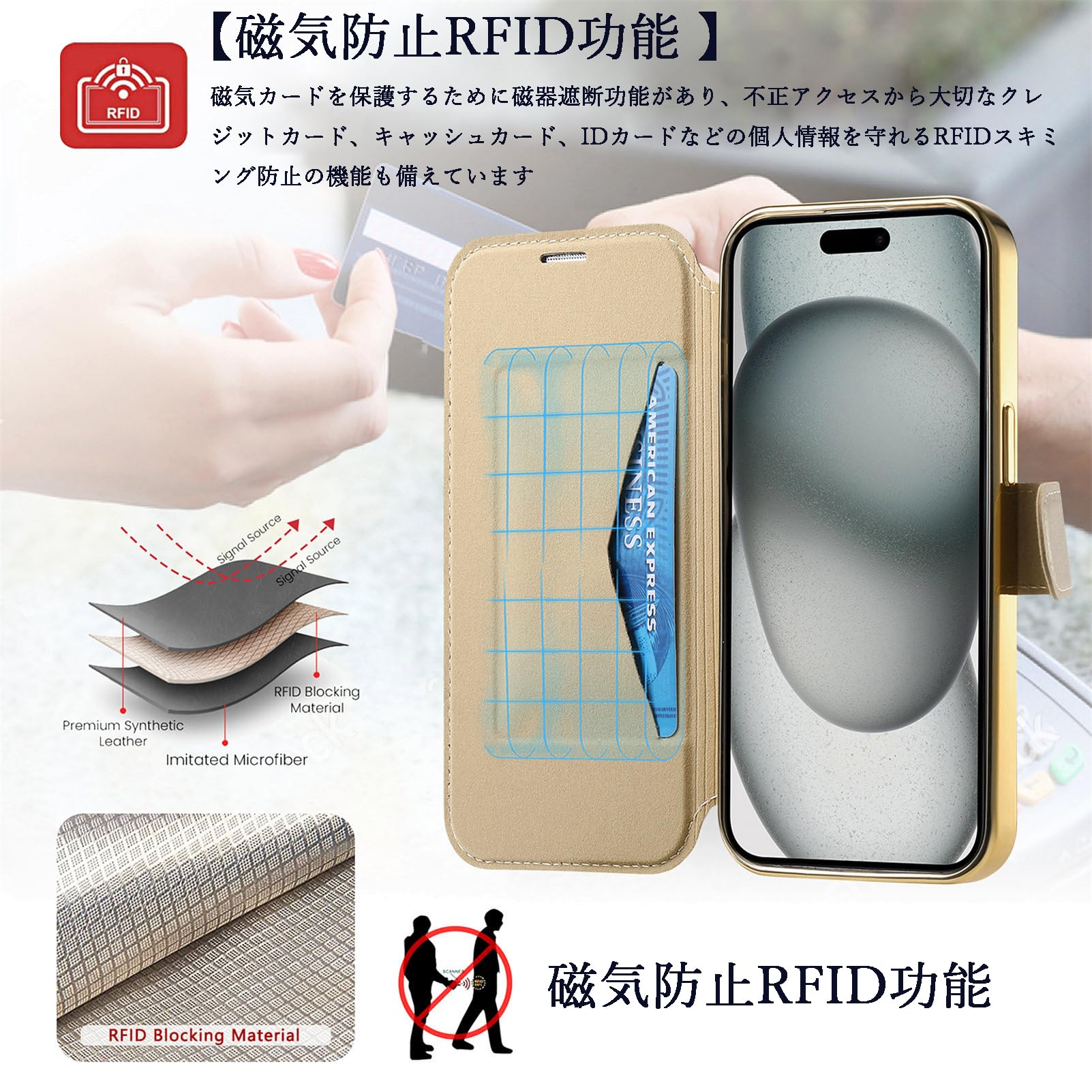 Amazon.co.jp: 【Magnetic 2-in-1 Detachable】 Smartphone Case for